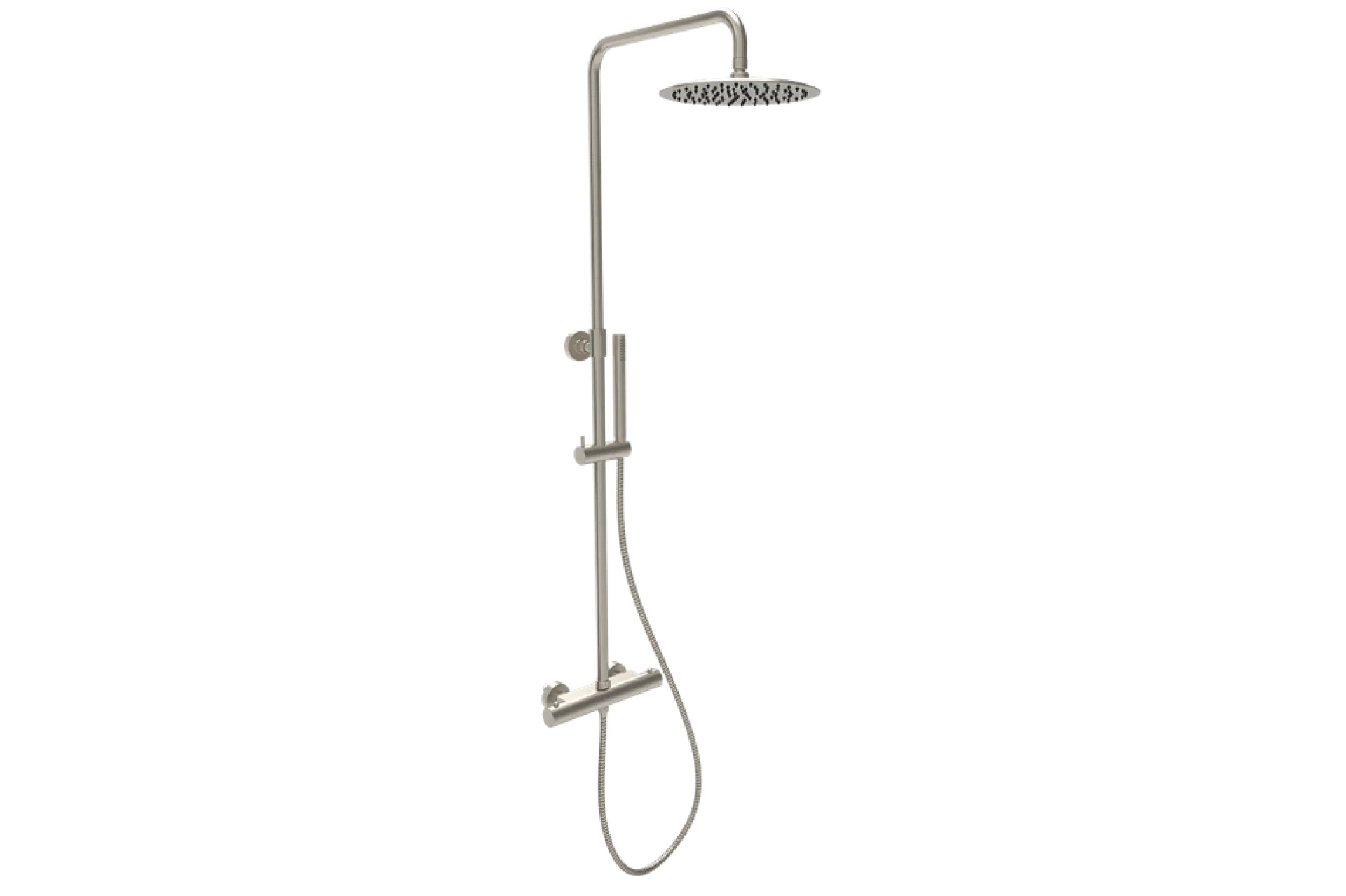 COALBROOK DUAL THERMOSTATIC SHOWER & SLIDER RAIL BN