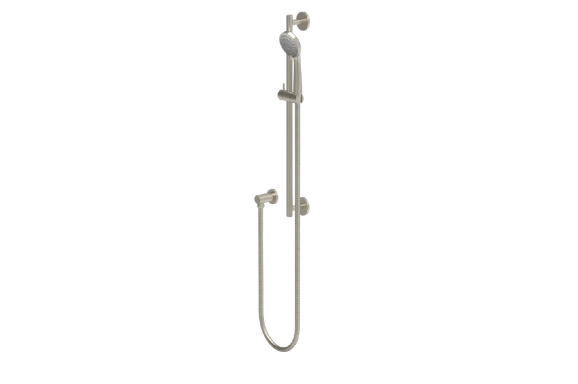 COALBROOK RISER RAIL, 3 FUCTION SHOWER HEAD INC. OUTLET & HOSE BN