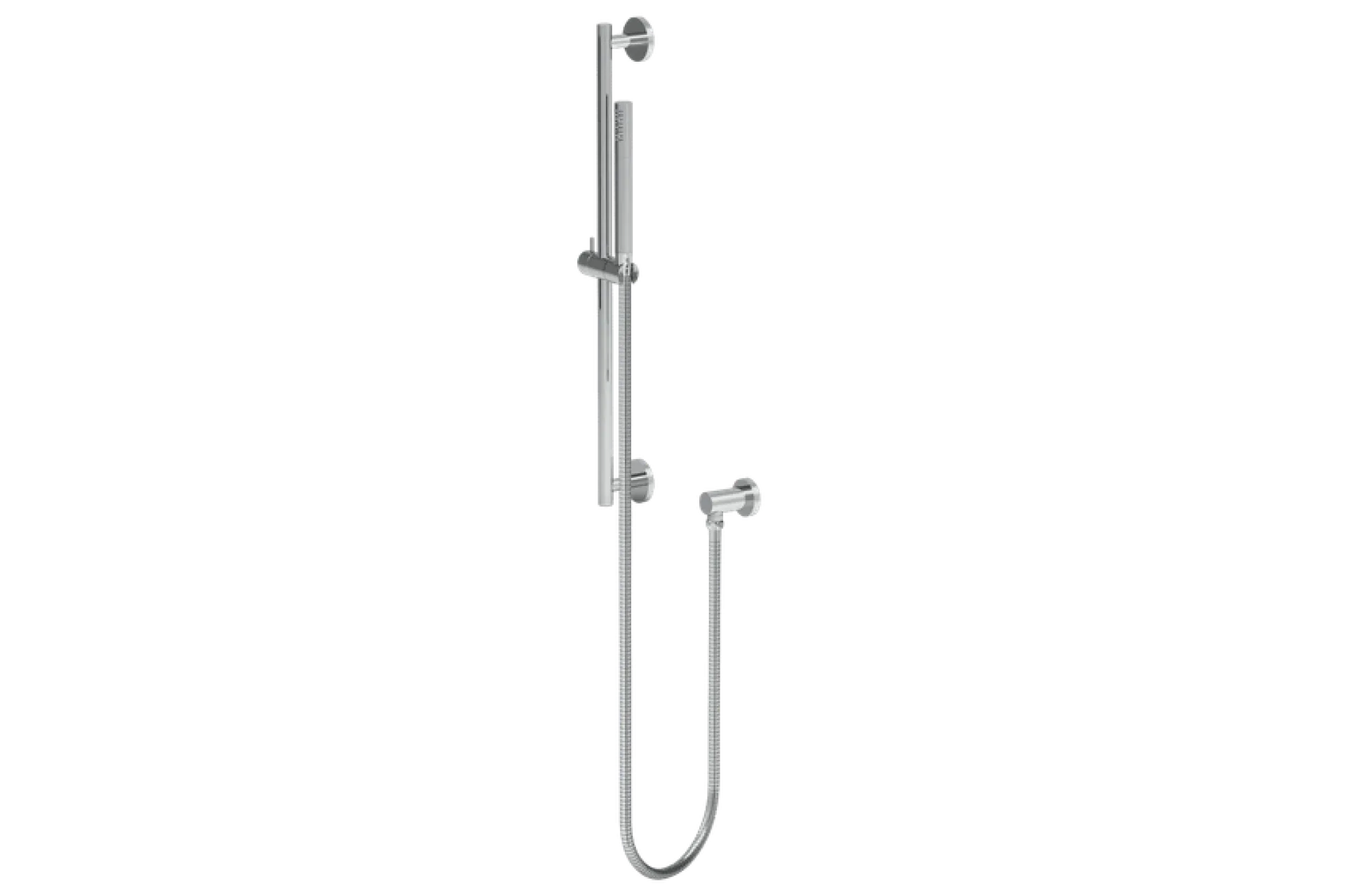 COALBROOK RISER RAIL, PENCIL SHOWER HEAD INC. OUTLET & HOSE CP