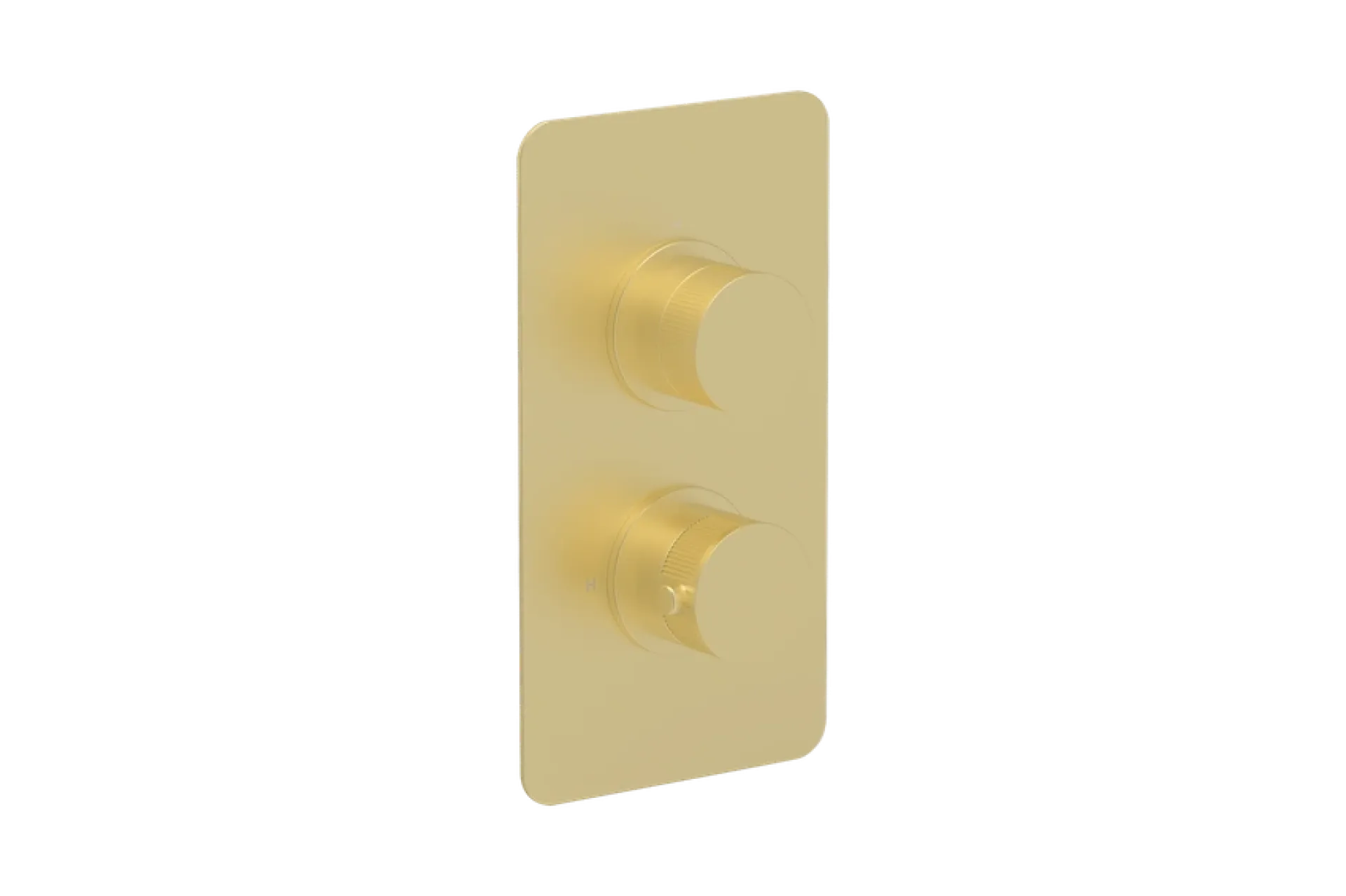 COALBROOK DECCA SHOWER TRIMSET - 2H - 1 OUTLET BB (FLUTED HANDLE)