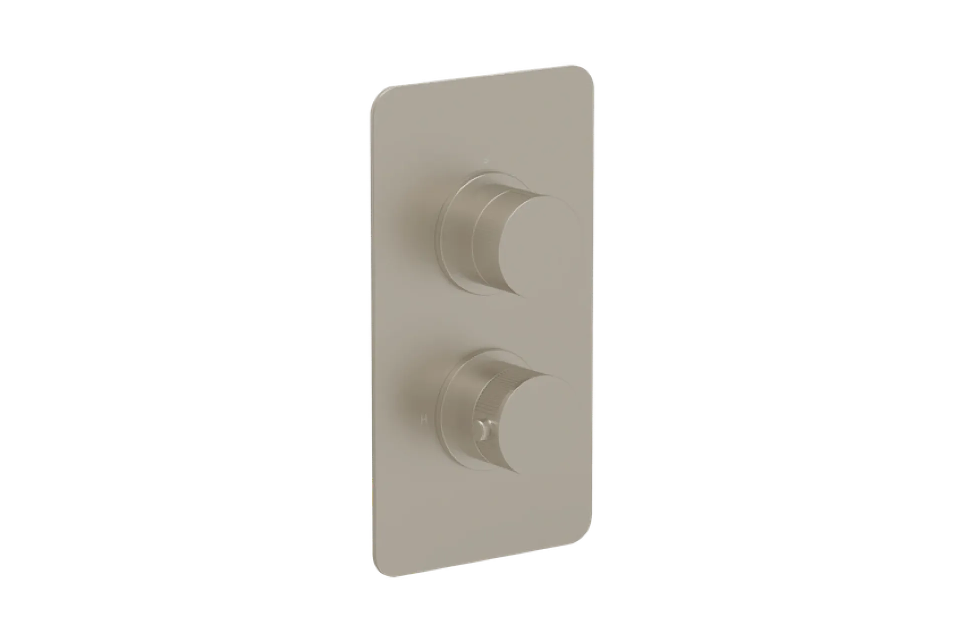 COALBROOK DECCA SHOWER TRIMSET - 2H - 3 OUTLET BN (FLUTED HANDLE)