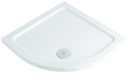 Contemporary White 800mm Quadrant Shower Tray – Lightweight Low-Profile ABS
