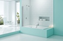 SecureSeal Single Panel Bathscreen 800 x 1500mm