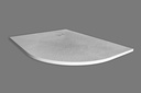 Truestone Tray Offset Quadrant 1200 x 900 - White Right