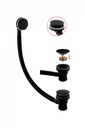 Kartell K-VIT Easyclean Sprung Bath Waste - Matt Black