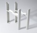 Kartell K-RAD 6 Column Insertable Feet (pair) - White