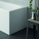 Kartell K-VIT End Panel to suit Elite/Oblique Shower baths
