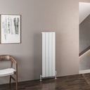 Malmesbury 1200 x 375mm Aluminium Radiator - Matt White