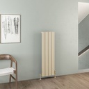 Malmesbury 1200 x 375mm Aluminium Radiator - Matt Cappuccino