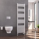Defford 1800 x 500mm Towel Rail - Gloss White