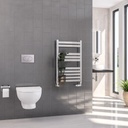Defford 800 x 500mm Towel Rail - Chrome