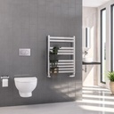 Defford 800 x 600mm Towel Rail - Chrome