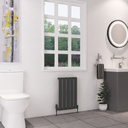 Dedington 600 x 390mm Radiator - Matt Anthracite