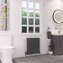 Dedington 600 x 550mm Radiator - Matt Anthracite