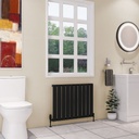 Dedington 600 x 790mm Radiator - Matt Black