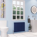 Dedington 600 x 790mm Radiator - Matt Cobalt Blue