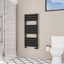 Dedington 1200 x 500mm Towel Rail - Matt Black