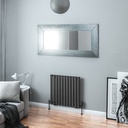 Tunstall 600 x 648mm Radiator - Matt Anthracite