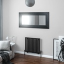 Tunstall 600 x 648mm Radiator - Matt Black