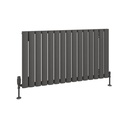 Sandhurst 600 x 1045mm Aluminium Radiator - Matt Anthracite