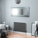 Tunstall 600 x 825mm Radiator - Matt Anthracite