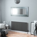 Tunstall 600 x 1179mm Radiator - Matt Anthracite