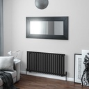 Tunstall 600 x 1179mm Radiator - Matt Black
