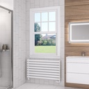 Tunstall 560 x 1000mm Towel Rail - Matt White