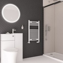 Wingrave Curved Multirail 800 x 500mm - Gloss White