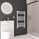 Wingrave Curved Multirail 1000 x 600mm - Gloss White