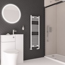 Wingrave Curved Multirail 1200 x 400mm - Gloss White