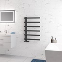 Marlow E-Style 850 x 600mm Towel Rail - Matt Anthracite