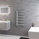 Marlow E-Style 850 x 500mm Towel Rail - Matt Grey