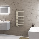 Marlow E-Style 850 x 500mm Towel Rail - Matt Cappuccino