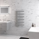 Marlow E-Style 850 x 500mm Towel Rail - Chrome