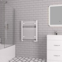 Curved Biava Multirail 688 x 600mm - Gloss White