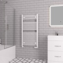 Curved Biava Multirail 1118 x 600mm - Gloss White