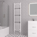 Curved Biava Multirail 1720 x 450mm - Gloss White