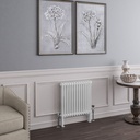 Imperia 2 Column Radiator 600 x 605mm - Gloss White