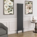 Imperia 2 Column Radiator 1800 x 470mm - Matt Anthracite