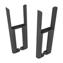 Imperia 3 Column Radiator Feet (Pair) - Matt Anthracite