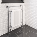 Twyver 952 x 684mm - Chrome/Gloss White