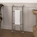Avon 960 x 429mm - Chrome / Gloss White