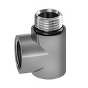 Dual Fuel Elbow - Chrome