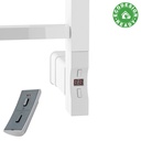 Type F Element With Square Cap 300W - Gloss White