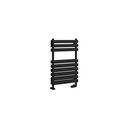 Tunstall Double 800 x 500 Towel Rail - Matt Black