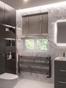 Wingrave 600 x 1200mm Straight Multirail - Matt Anthracite