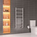 Corinium Round 1200 x 500mm Towel Rail - Matt Grey