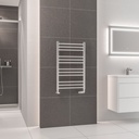 Corinium Round 800 x 500mm Towel Rail - Chrome