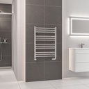 Corinium Round 800 x 600mm Towel Rail - Chrome